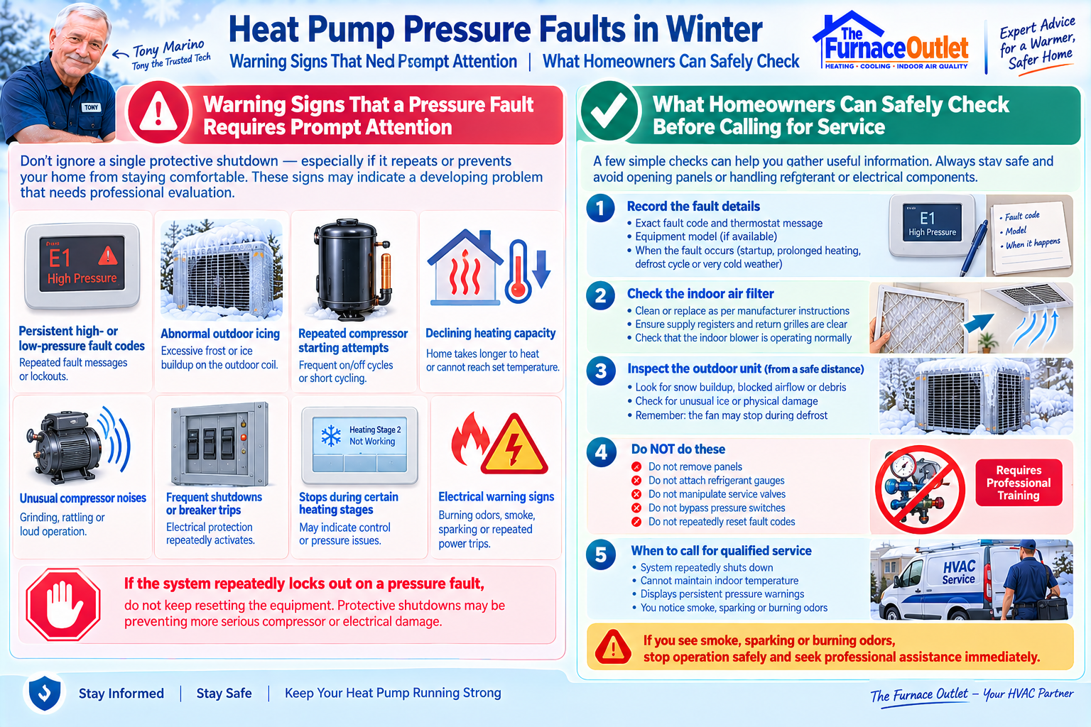 Winter Heat Pump Pressure Fault Guide