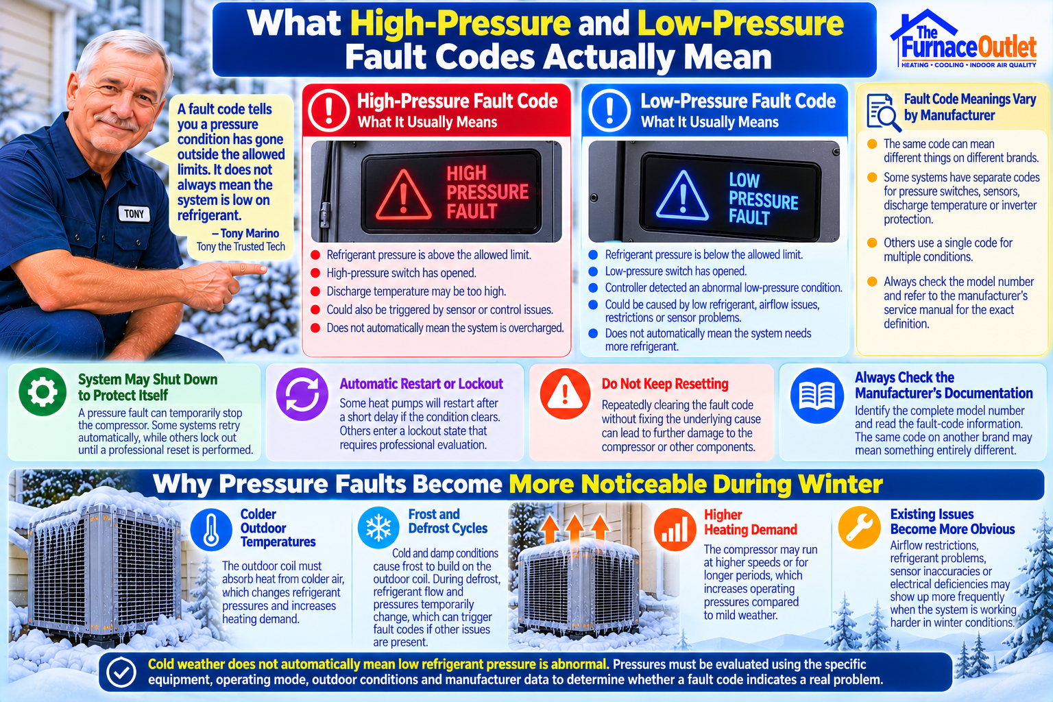 What High-Pressure and Low-Pressure Fault Codes Actually Mean