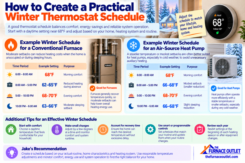 How to Create a Practical Winter Thermostat Schedule